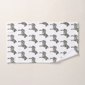 Zebra Safari Painting Bath Towel Set Bad Handdoek (Handdoek)