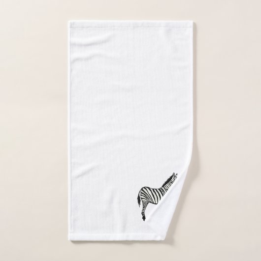 Zebra Safari Painting Bath Towel Set Bad Handdoek (Handdoek)