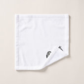 Zebra Safari Painting Bath Towel Set Bad Handdoek (Wasdoekje)