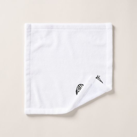 Zebra Safari Painting Bath Towel Set Bad Handdoek (Wasdoekje)