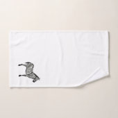 Zebra Safari Painting Bath Towel Set Bad Handdoek (Handdoek)