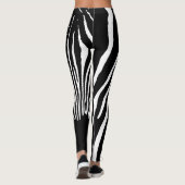 ZEBRA SAFARI STREPEN PATROON LEGGINGS (Achterkant)