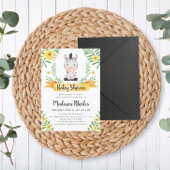 Zebra Safari Waterverf Baby shower Kaart