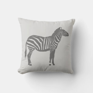 Zebra - Schakeringen van Grijs Kussen