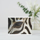 Zebra schattig sereen afbeelding briefkaart (Staand voorkant)
