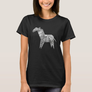 Zebra  Schattige Origami Zebra T-shirt