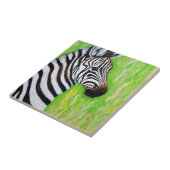 Zebra schilderen tegeltje (Zijkant)
