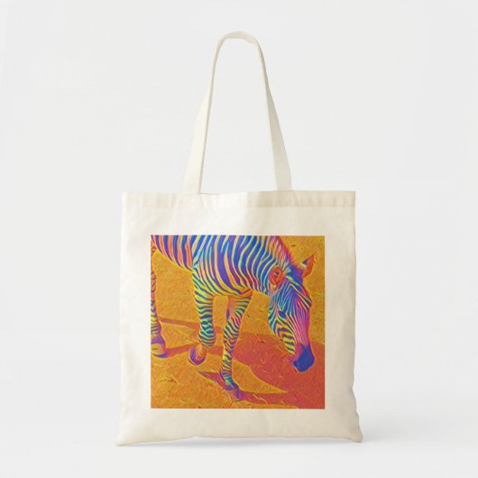 Zebra-schoudertas Tote Bag (Voorkant)