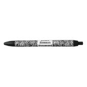 Zebra schrijfpen zwarte inkt pen (Voorkant)