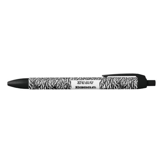 Zebra schrijfpen zwarte inkt pen (Bovenkant)