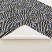 Zebra Sherpa blanket Sherpa Deken (3/4)