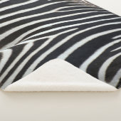 Zebra Sherpa Deken (3/4)