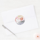Zebra Sieraden Baby Meisje Sticker Zilver (Envelop)