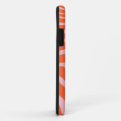 Zebra Sinaasappel en roze Case-Mate iPhone Case (Achterkant/rechts)
