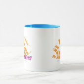 Zebra Sinaasappel Mok (Midden)