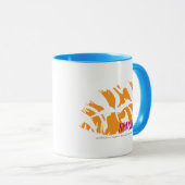 Zebra Sinaasappel Mok (Voorkant rechts)