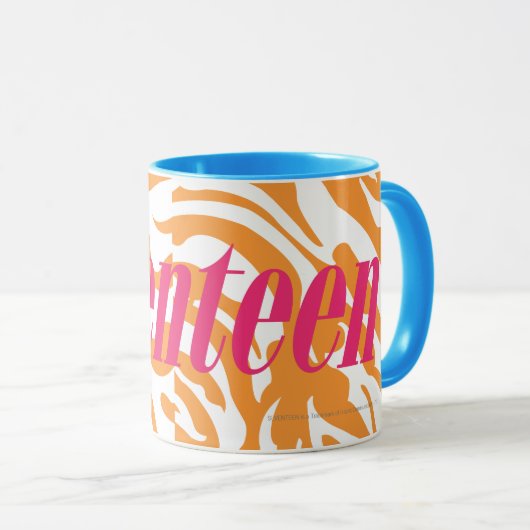 Zebra Sinaasappel Mok (Voorkant rechts)