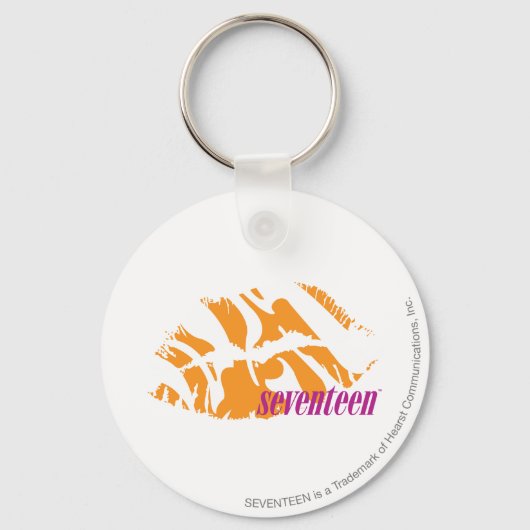 Zebra Sinaasappel Sleutelhanger (Voorkant)