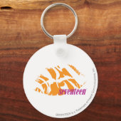 Zebra Sinaasappel Sleutelhanger (Voorkant)
