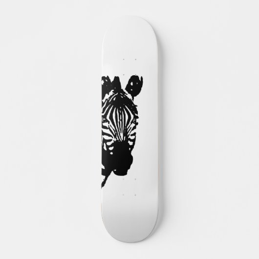 zebra skateboard (Voorkant)