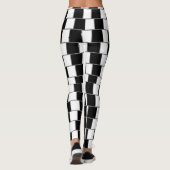 Zebra Skeleton Dazzle Leggings (Achterkant)
