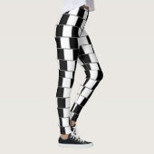 Zebra Skeleton Dazzle Leggings (Rechts)