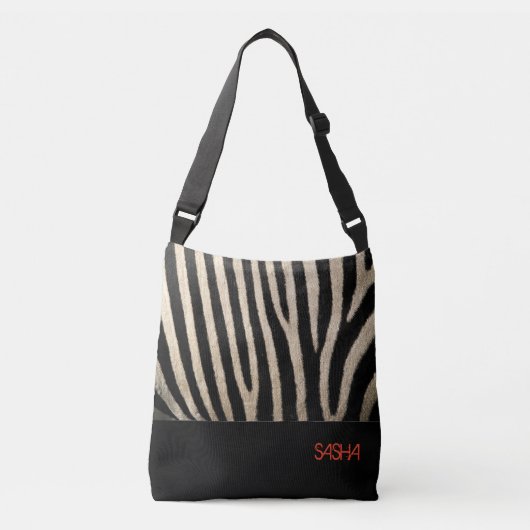 Zebra Skin Collectie Crossbody Bag Crossbody Tas (Voorkant)