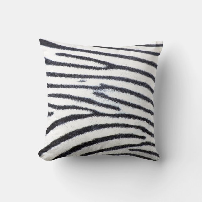 Zebra Skin Pillow Kussen (Voorkant)