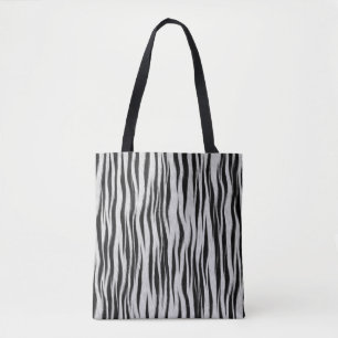 Zebra Skin Print Pattern-6665 Tote Bag
