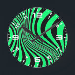 Zebra Skin Print Texture Pattern-88488 Ronde Klok<br><div class="desc">Zebra Skin Print Texture Pattern-88488</div>
