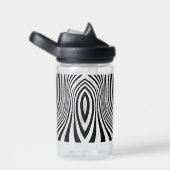 Zebra Skin Print Texture Pattern-88488 Waterfles (Rechts)