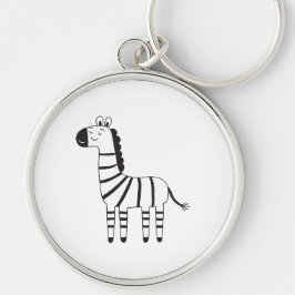 Zebra Sleutelhanger