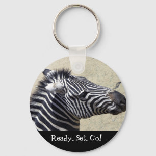 Zebra sleutelhanger