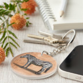 ZEBRA SLEUTELHANGER (Voorkant Rechts)