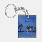 Zebra Sleutelhanger (Voorkant Links)