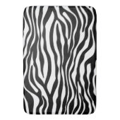 Zebra snijdt het patroon zwart-wit en je ideeën badmat (Voorkant Verticaal)