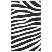Zebra snijdt het patroon zwart-wit en je ideeën tafelkleed (Voorkant)