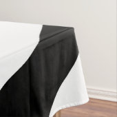 Zebra snijdt het patroon zwart-wit en je ideeën tafelkleed (Voorbeeld)