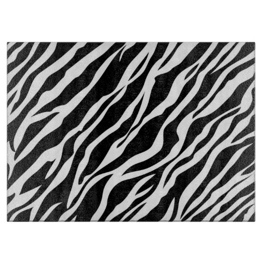 Zebra snijvlak snijplank (Voorkant)