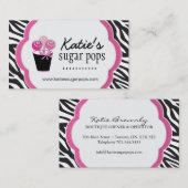 Zebra Snoep Visitekaartjes bewaren (Voorkant / Achterkant)