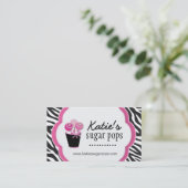 Zebra Snoep Visitekaartjes bewaren (Staand voorkant)