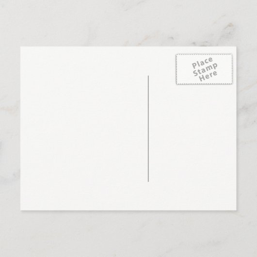 Zebra Soort Briefkaart (Achterkant)