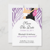 Zebra Sparen de Paars van de Aankondiging van de D (Voorkant)