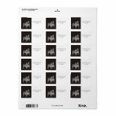 Zebra speelgoed etiket (Full Sheet)