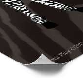 Zebra Spelen Poster (Hoek)