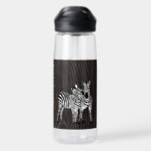 Zebra Spelen Waterfles (Achterkant)