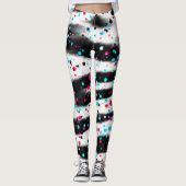 Zebra Splatter Leggings (Voorkant)