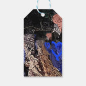 Zebra staart vlinder cadeaulabel (Achterkant)