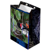 Zebra staart vlinder medium cadeauzakje (Voorkant Gekanteld)