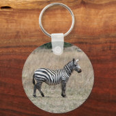 zebra standaard streep sleutelhanger (Voorkant)